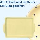 Platte 19 eckig Elli blau