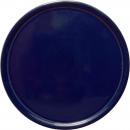 Platte 20 rund glänzend blau