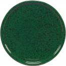Platte 20 rund grün Sprenkel