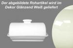 Rollenbutterdose glänzend weiß - 2.Wahl