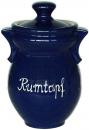 Rumtopf glänzend blau