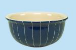 Kartoffelschüssel 24 Nadelstreifen blau