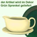 Sauciere grün Sprenkel