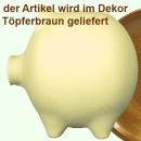 Sparschwein groß braun