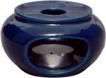Stövchen klein glänzend blau