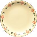 Teller 24 flach Wilde Rose