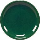 Teller 29 flach grün Sprenkel