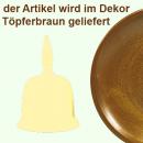Tischglocke klein braun