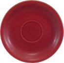 Untertasse 17 matt bordeaux