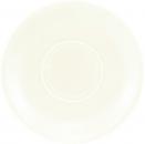 Untertasse 15 glänzend weiß