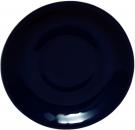 Untertasse Becher glänzend schwarz