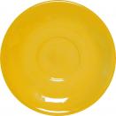 Untertasse 17 glänzend gelb