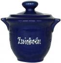 Zwiebeltopf glänzend blau